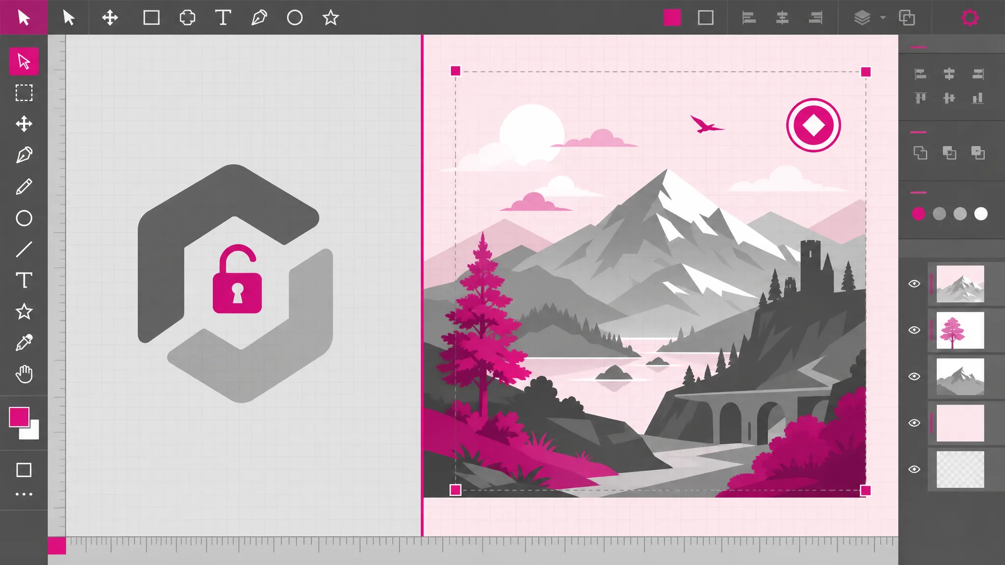 Flat artwork should go the free route instead