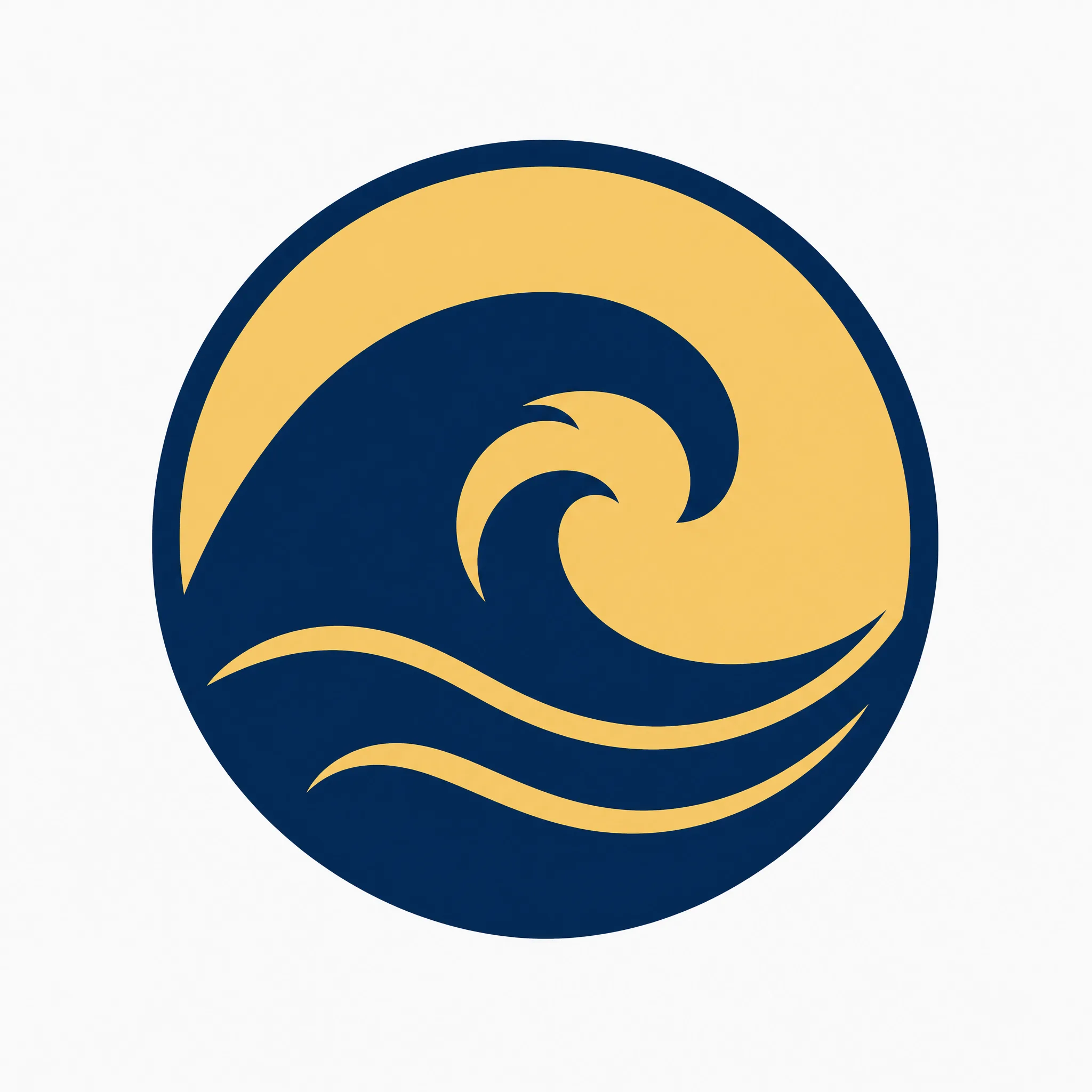 A brand mark as closed paths: resize it for a business card or a building sign from the same single file.