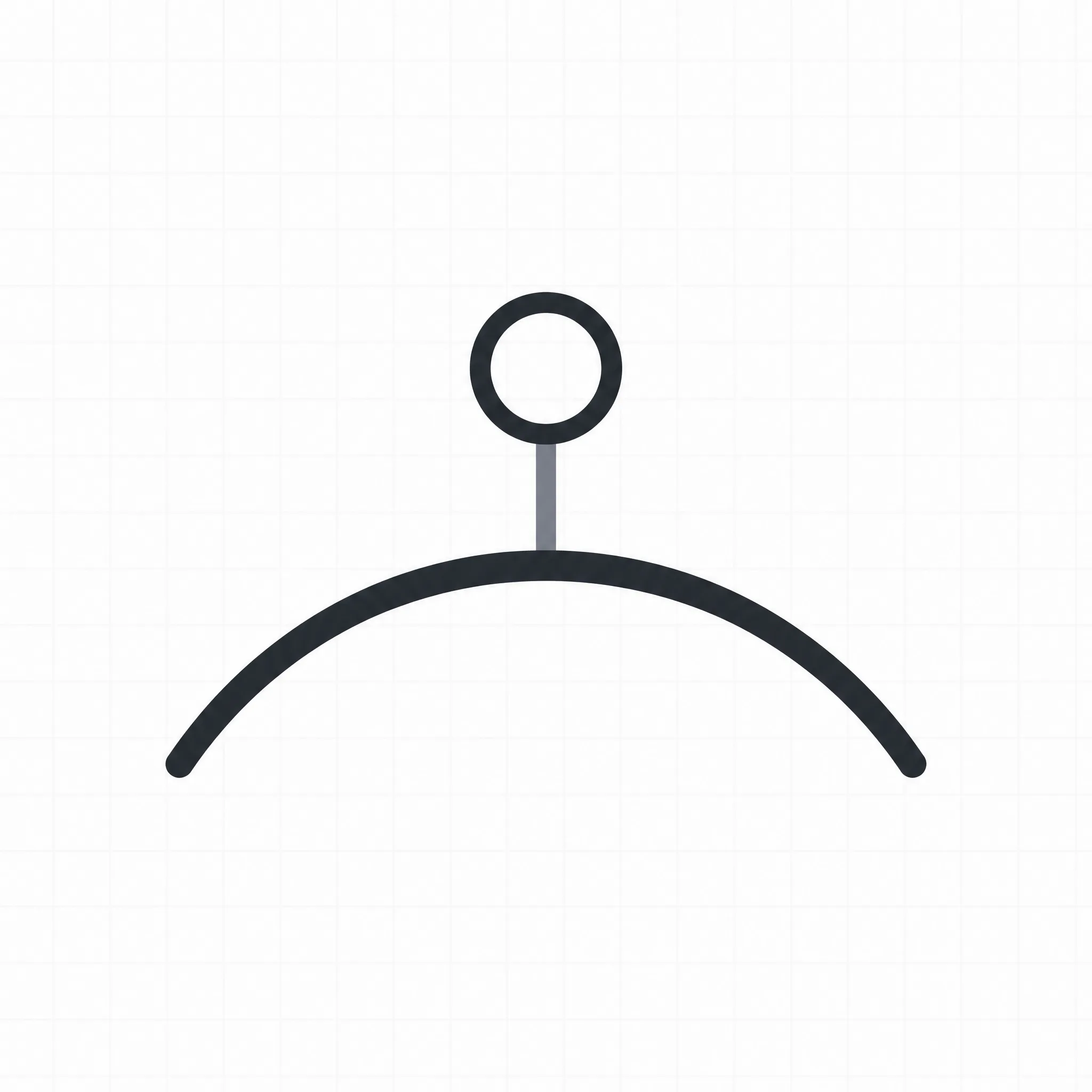 One control point shared by both ends. Cheaper than a cubic and common in fonts and traced output.