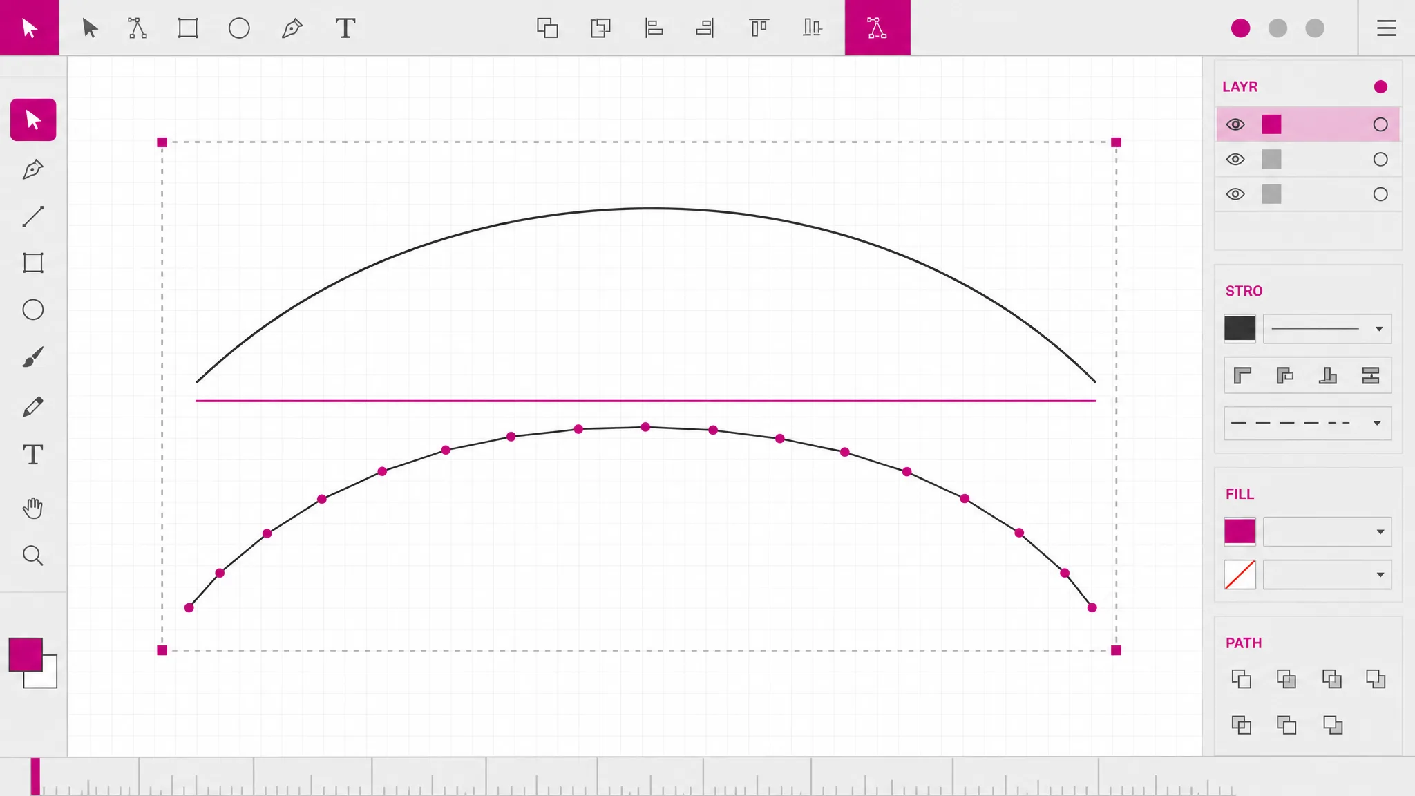 Curves stay curves