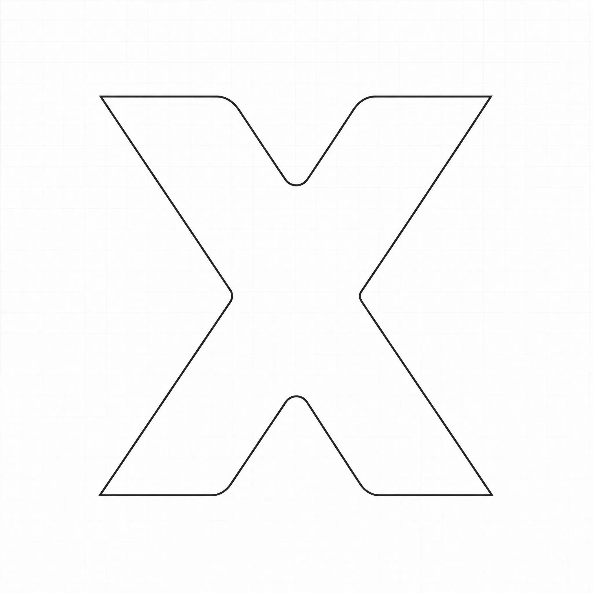 Letterforms converted to outlines, so the cutter follows the shape and no font has to exist on the machine.