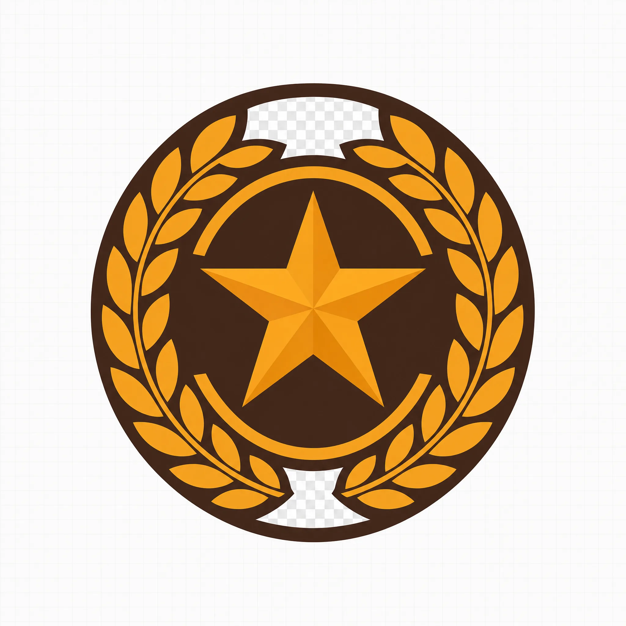 A circular badge exported as PNG with transparency, so it sits on any background without a white box.