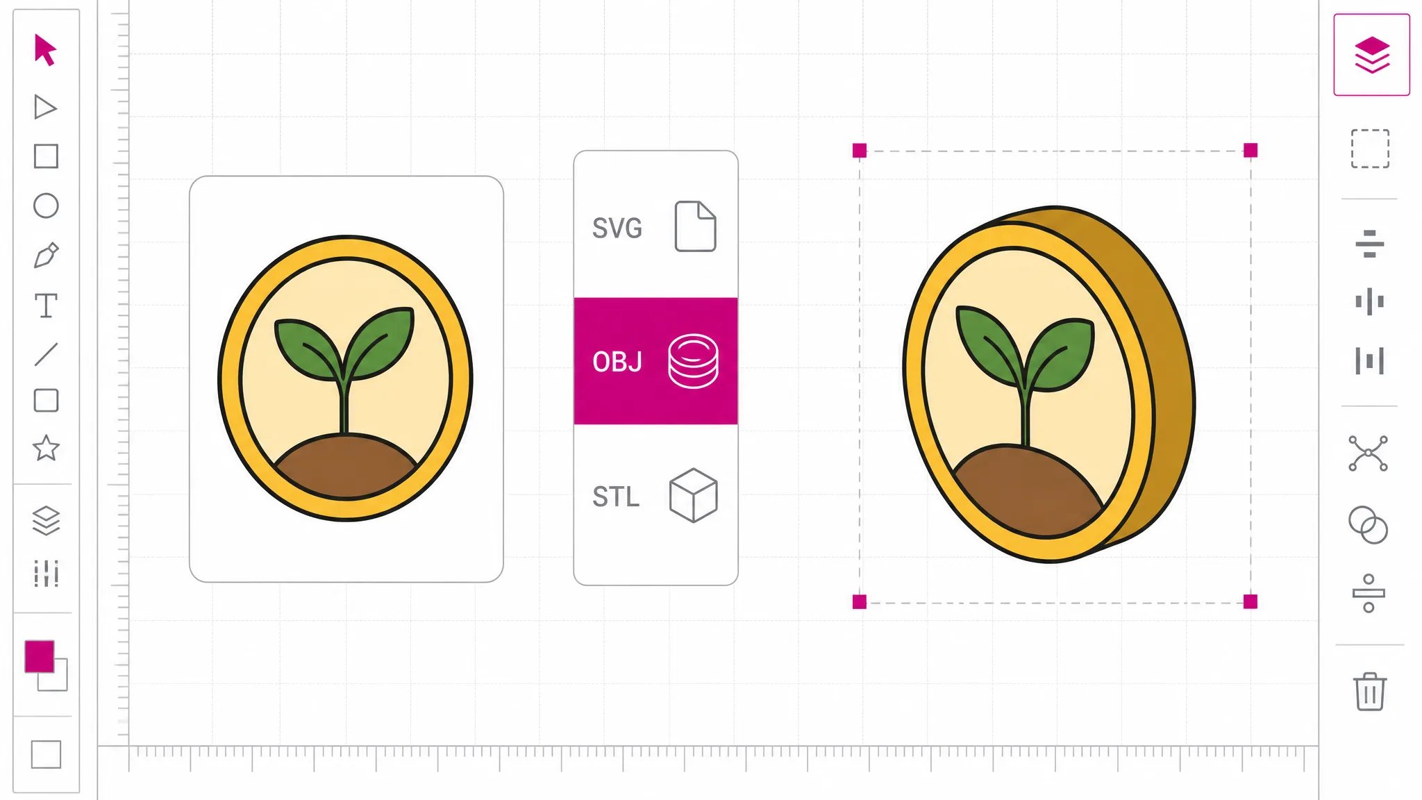 How to Convert SVG to STL in Three Steps