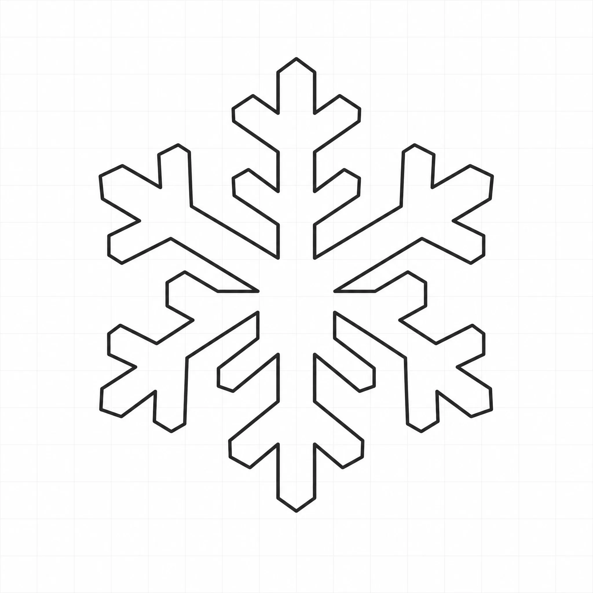 Outlines meant for a machine. Rendering them first catches an empty or inverted path before the cutter does.